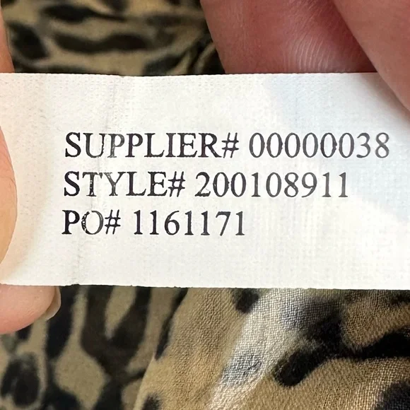 Lauren Ralph Lauren Silk Animal Print Blouse L - Picture 9 of 11